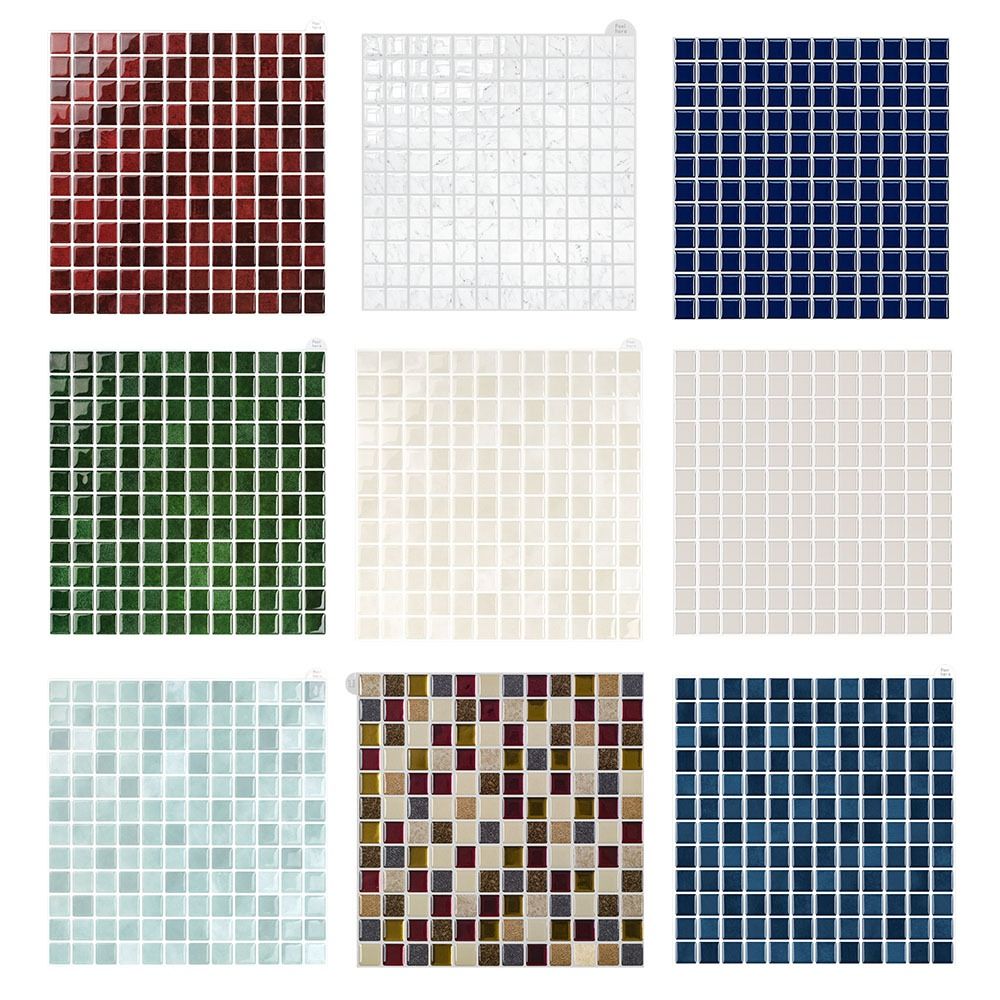 Kitchen Queen - Self-Adhesive Wall Tile Stickers Waterproof Ceramic