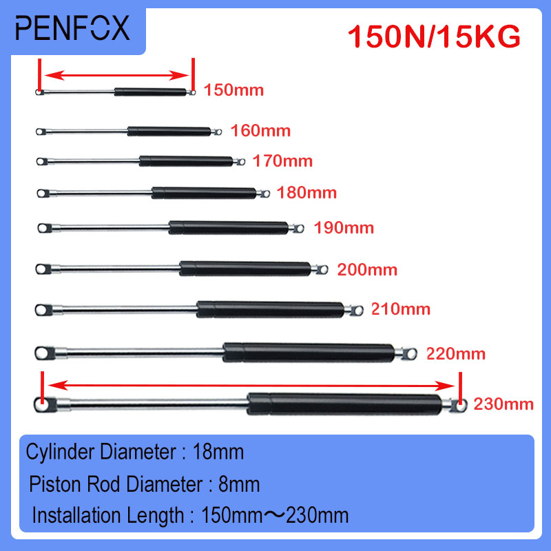 Kitchen Queen - 1PC 150-230mm 15kg/150N Car Hydraulic Lift