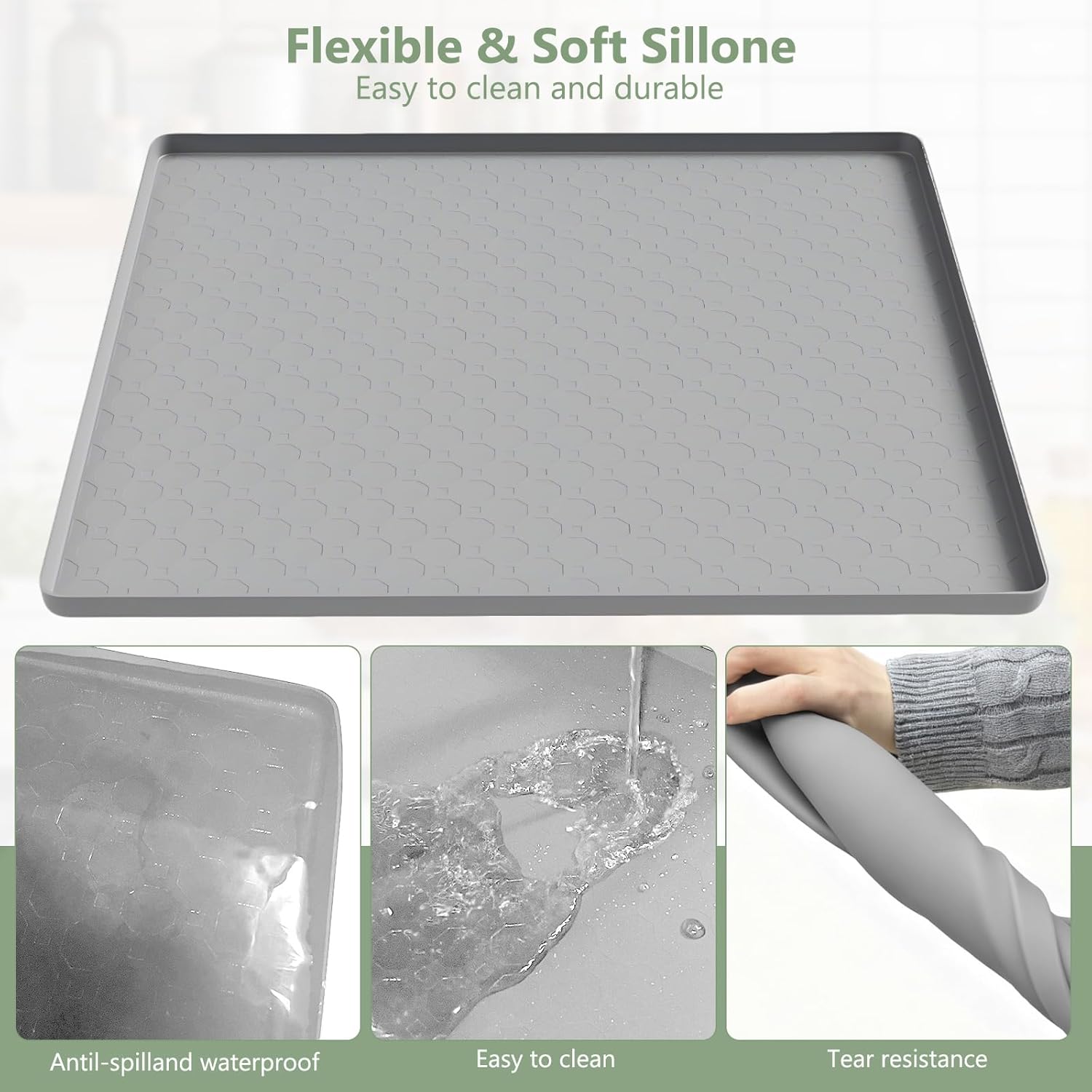 Heat Resistant Silicone Mat No - đánh giá và giá Kitchen Baking Table