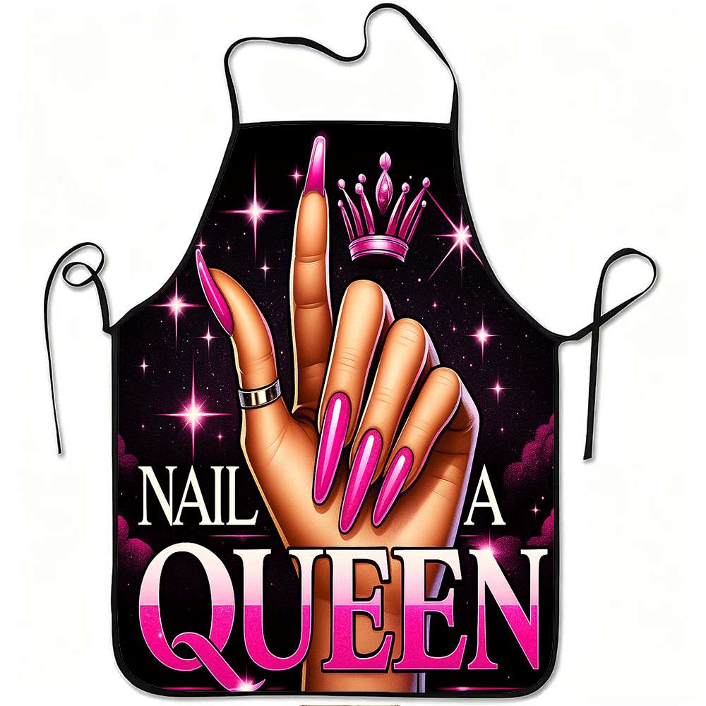 1 Trendy Nail Art-Themed Apron - đánh giá và giá Kitchen Baking Area Ideas