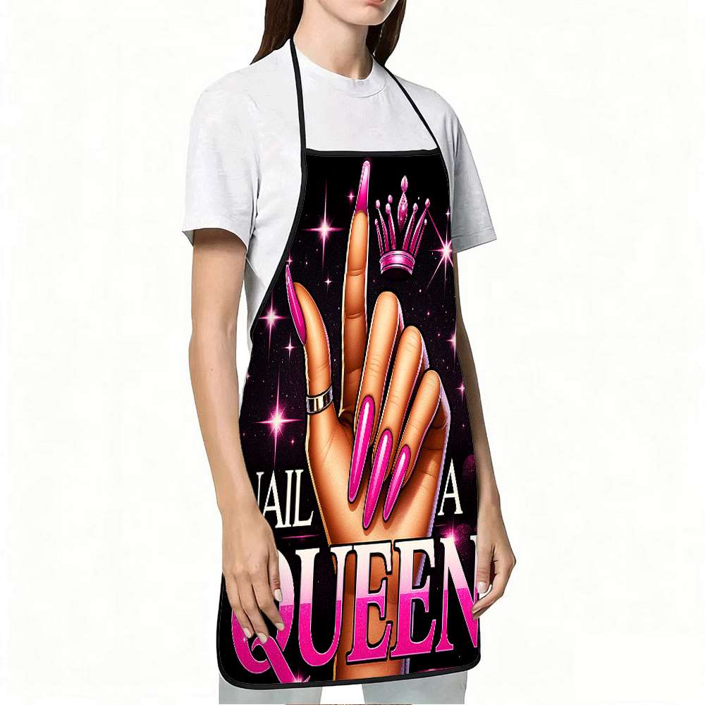 1 Trendy Nail Art-Themed Apron - đánh giá và giá Kitchen Baking Area Ideas