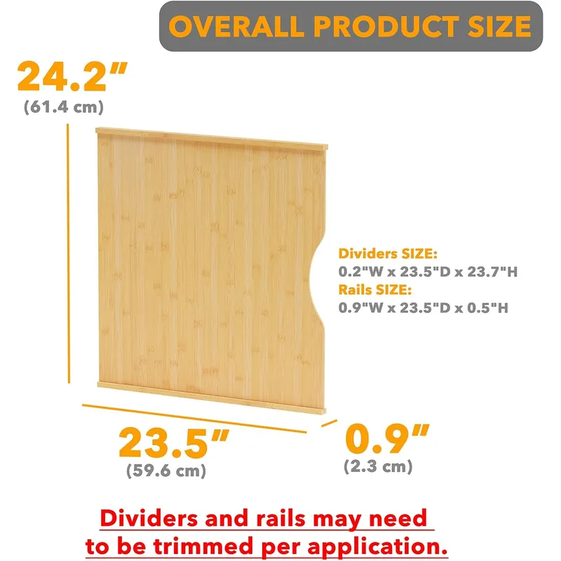 6 Pack Tray Dividers for Cabin - đánh giá và giá Kitchen Cabinet Baking Sheet Organizer