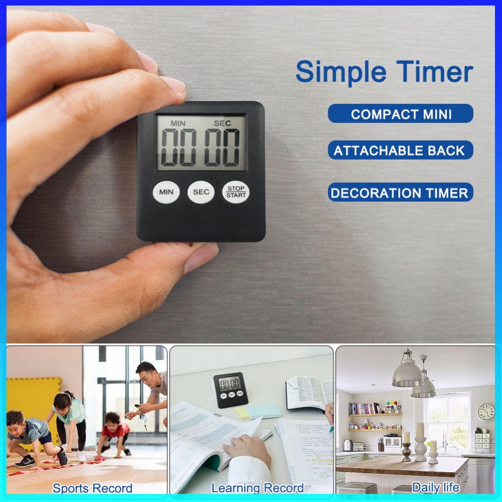 Digital Sports Alarm Clock Mul - đánh giá và giá Kitchen Baking Timer