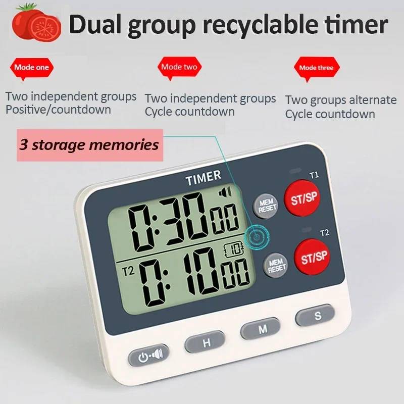 Digital Kitchen Timer Dual Gro - đánh giá và giá Kitchen Baking Timer