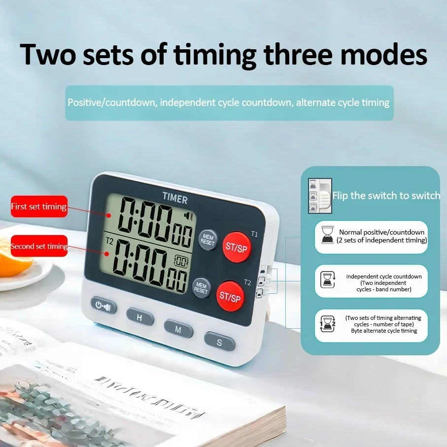 Digital Kitchen Timer Dual Gro - đánh giá và giá Kitchen Baking Timer