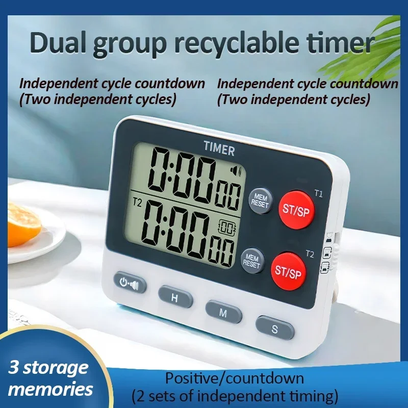 Digital Kitchen Timer Dual Gro - đánh giá và giá Kitchen Baking Timer