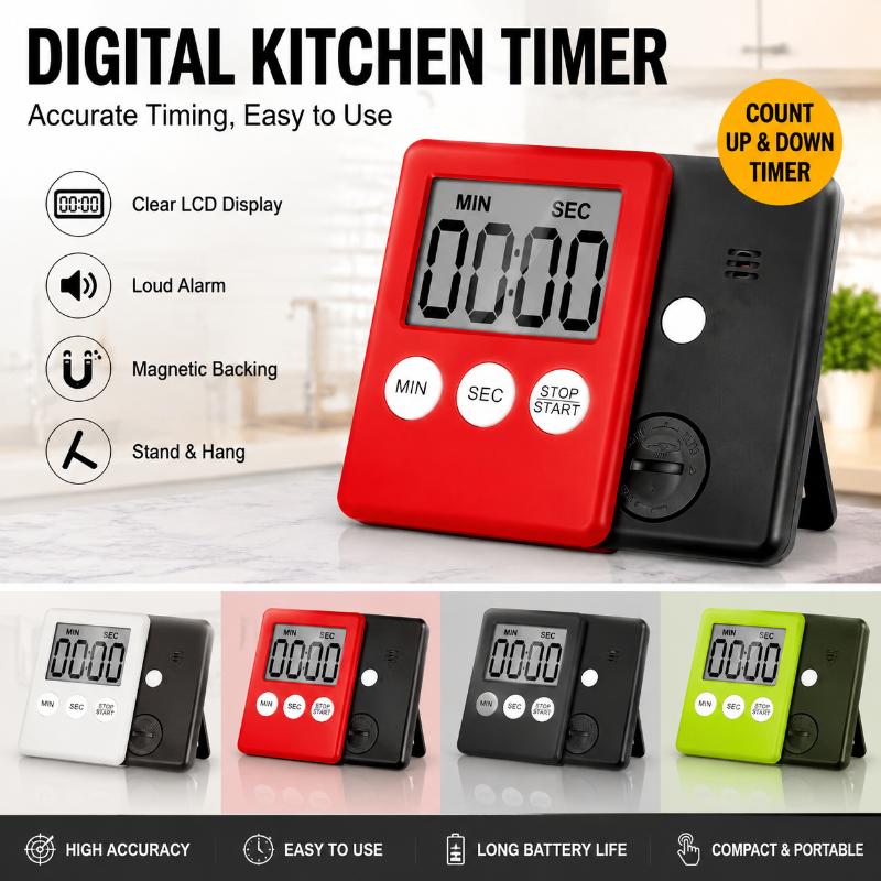 [New] Magnetic Digital Kitchen - đánh giá và giá Kitchen Baking Timer