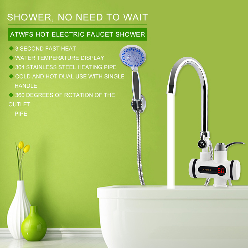 ATWFS 3000W Tankless Water Hea - đánh giá và giá Kitchen Baking Mixer