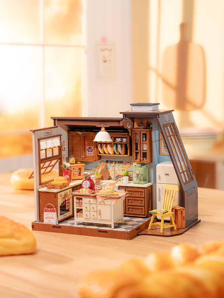 Robotime Rolife Baking Kitchen - đánh giá và giá Baking Kitchen Robotime