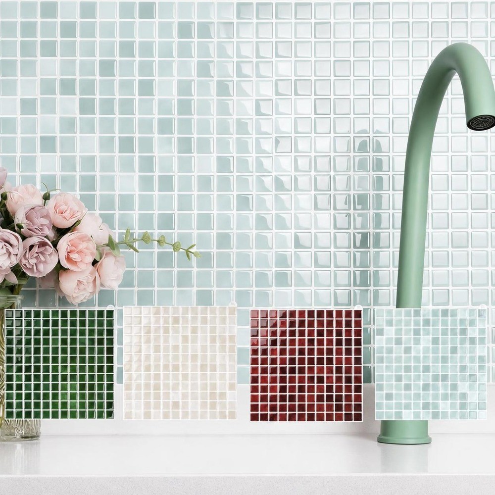 Self-Adhesive Wall Tile Sticke - đánh giá và giá Kitchen Queen