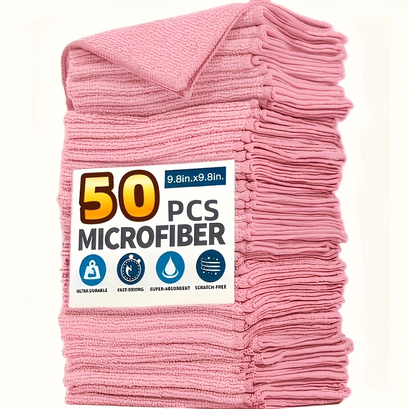 1-50Pcs Light Pink Microfiber  - đánh giá và giá Kitchen Baking Mixer