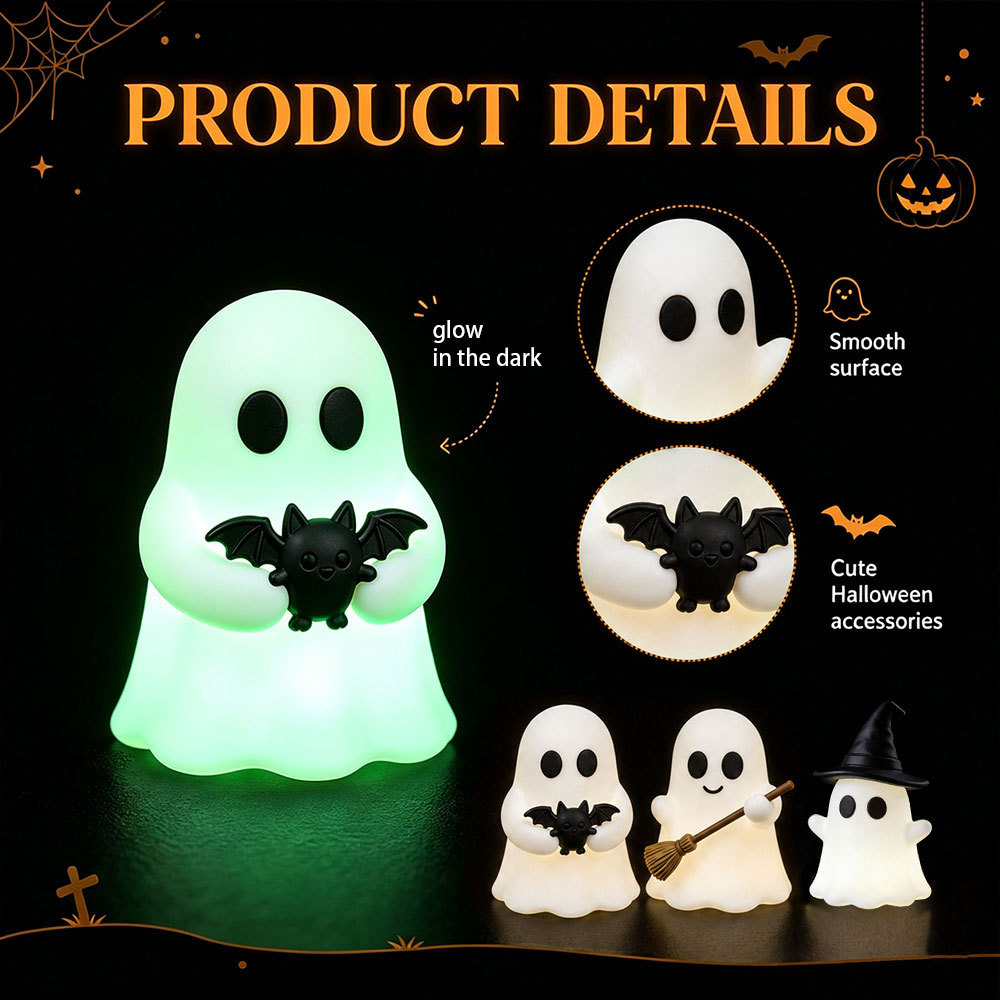 Halloween Luminous Mini Ghost  - đánh giá và giá Kitchen Baking Table
