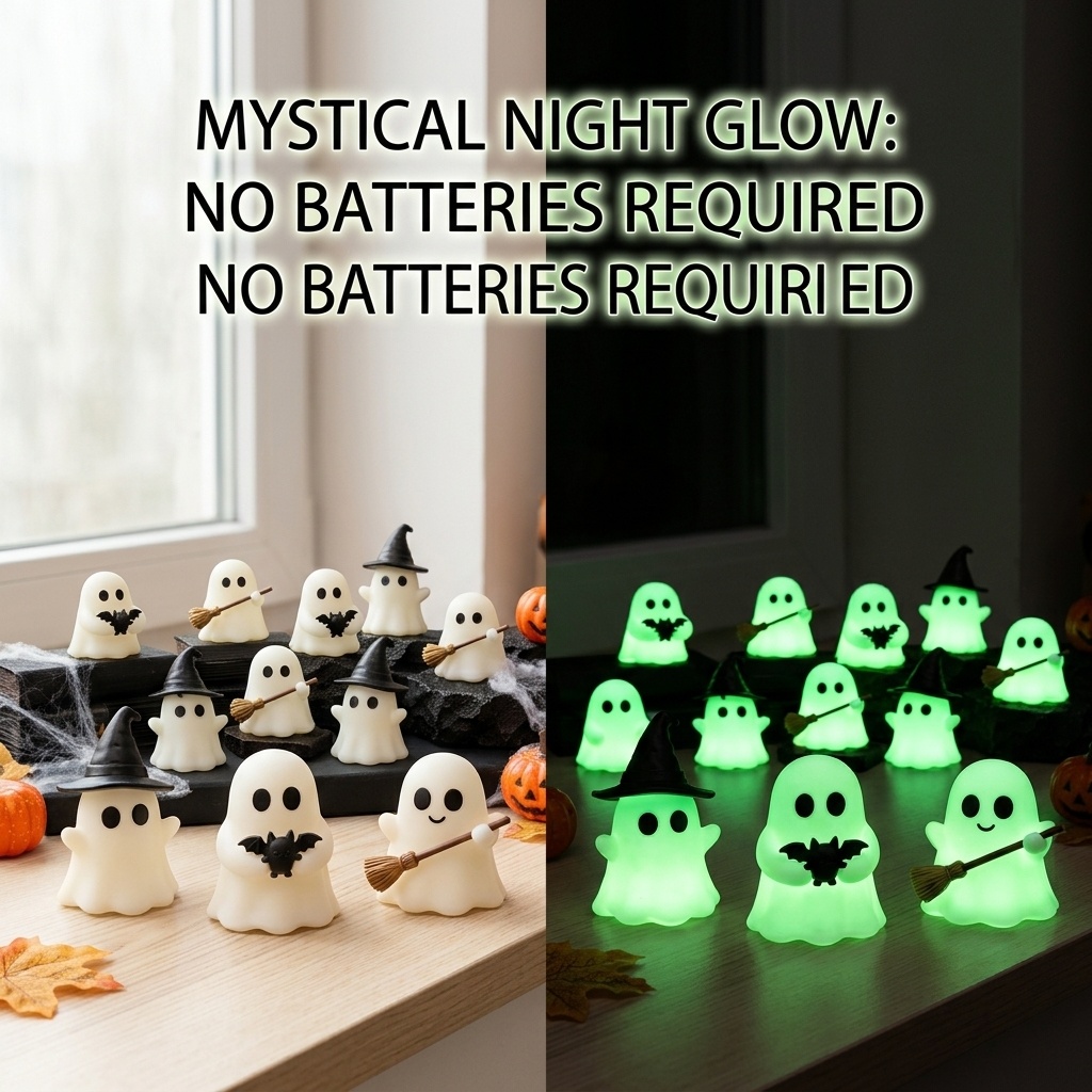 Halloween Luminous Mini Ghost  - đánh giá và giá Kitchen Baking Table