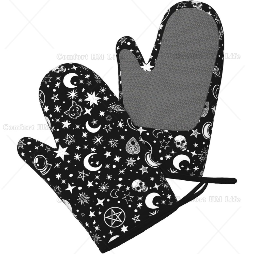 Witch Cat Silicone Oven Mitts  - đánh giá và giá Kitchen Witch Baking