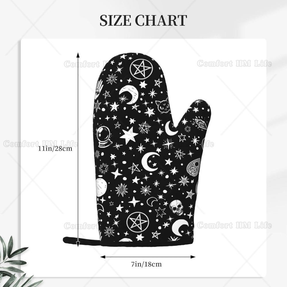 Witch Cat Silicone Oven Mitts  - đánh giá và giá Kitchen Witch Baking