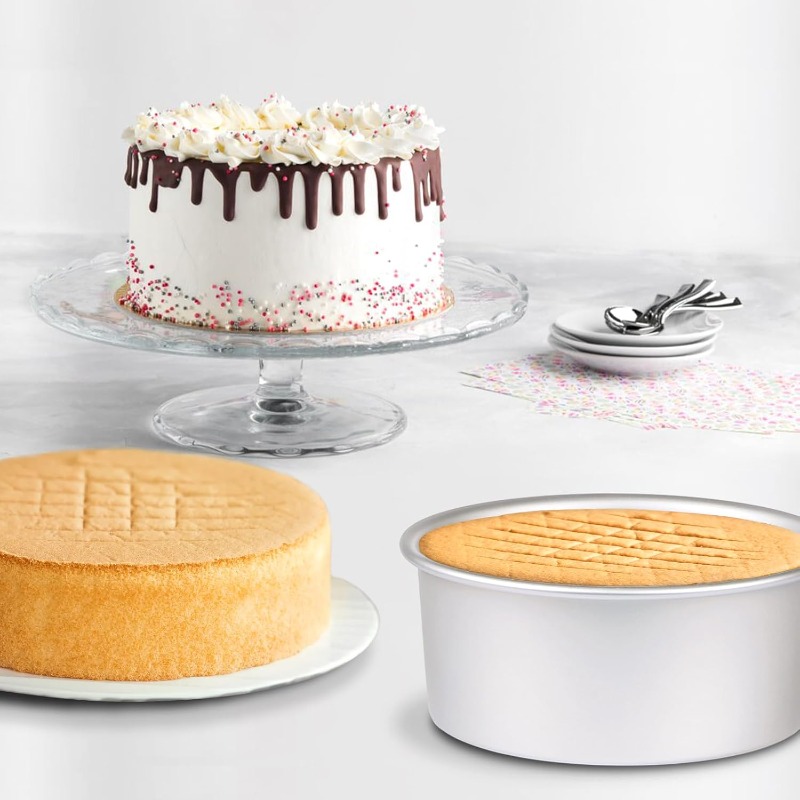 4 x 2 inch Round Cake Pan Set  - đánh giá và giá Mini Kitchen Baking