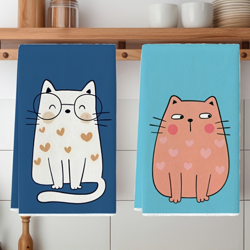 6Pcs, Six-Color Cat Kitchen To - đánh giá và giá Kitchen Baking Cloth
