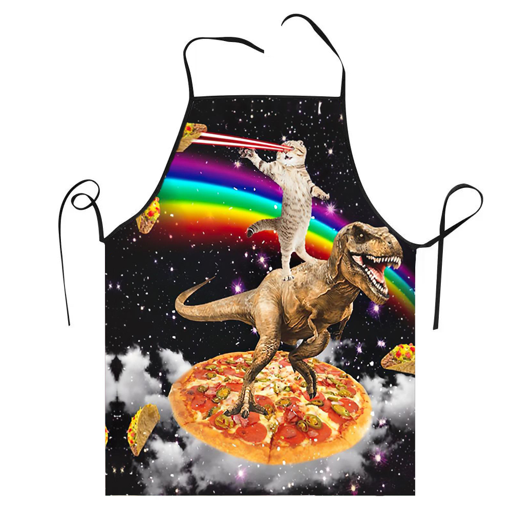 68X95cm Unisex Space Pizza Cat - đánh giá và giá Kitchen Baking Cloth