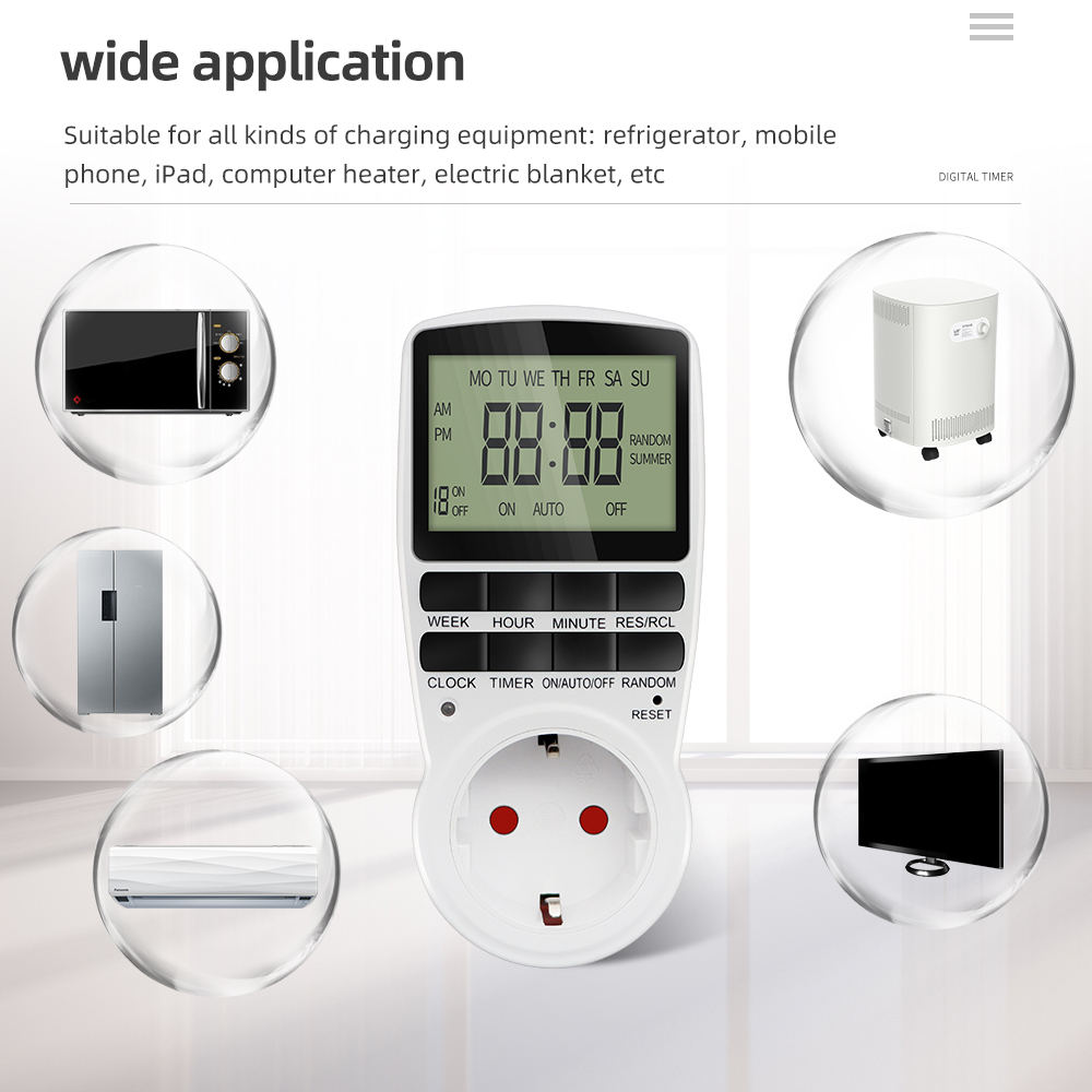 EU Plug Electronic Digital Tim - đánh giá và giá Kitchen Baking Timer
